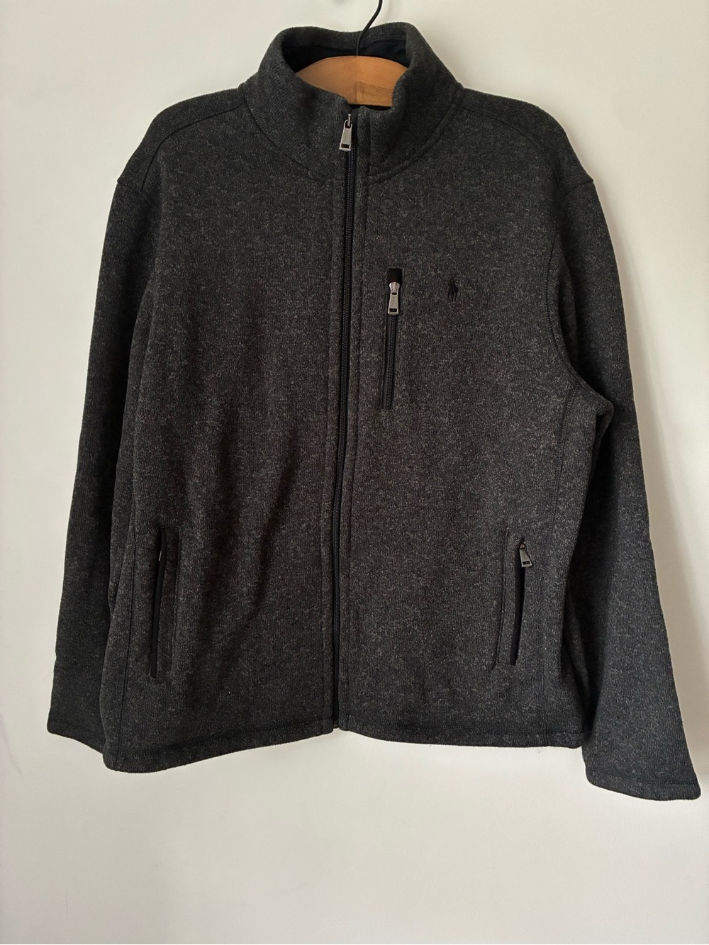 Ralph Lauren Jacket Men’s XL Pullover Sweater Dark Gray
